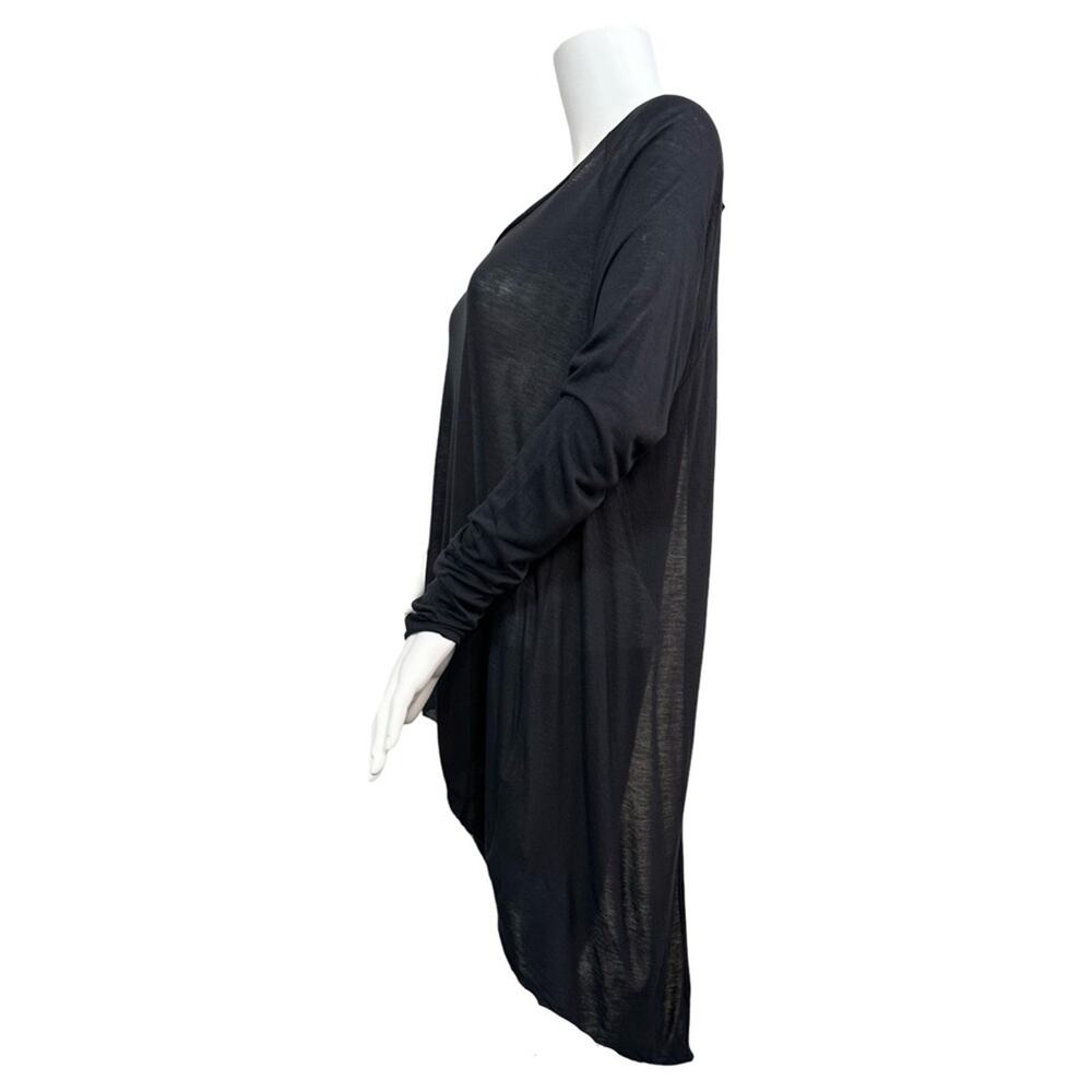 #T111 Saint Grace Black Open Back V Long Sleeve Top SZ S $83 - Picture 4 of 12